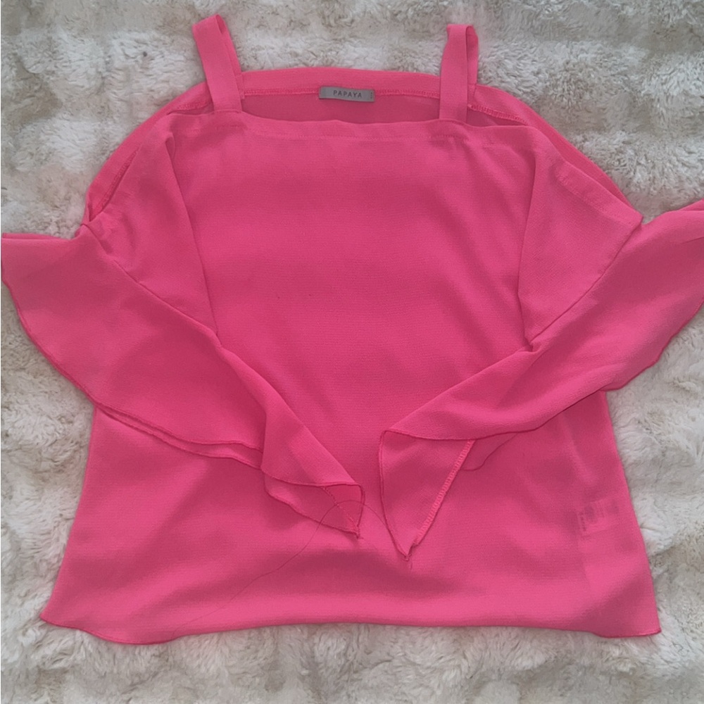 Papaya Vibrant Pink Blouse